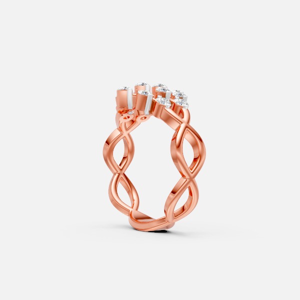 Blooming Spark Lab Grown Diamond Ring